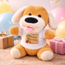 Sora Home Happy Birthday Tişörtlü Peluş Köpek