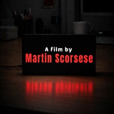 Gişe Arts Masa Lambası - A Film By Martin Scorsese Adaptörlü Dekoratif & Hediyelik Lamba
