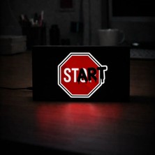 Gişe Arts Masa Lambası - Start Adaptörlü Dekoratif & Hediyelik Lamba