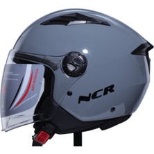 Ncr 236 Yarım Yazlık Kask Nardo Gri