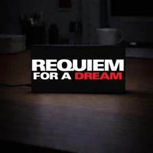 Gişe Arts Masa Lambası - Requiem For A Dream (Bir Rüya Için Ağıt) Adaptörlü Dekoratif & Hediyelik Lamba