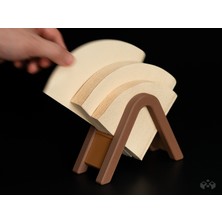 Print Zone V60 Kahve Filtre Kağıdı Standı ve Tutucu - Barista Tipi Kahve Köşesi Düzenleyici Organizer