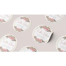 60 Adet Pastel Renkli Teşekkür Ederim Yuvarlak Sticker Etiket Hediye Paketleme Parti Hediyeleri