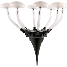 Gaman 8 Ledli Mantar Solar Bahçe Aydınlatması 24CM Dış Mekan Dekoratif Aydınlatma
