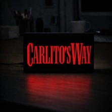 Gişe Arts Masa Lambası - Carlito's Way(Carlito'nun Yolu) Adaptörlü Dekoratif & Hediyelik Lamba