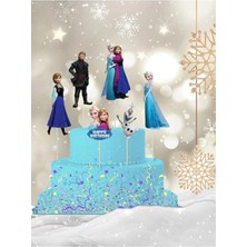 Umamiçe Elsa Frozen Temalı 6'lı Pasta Süsü