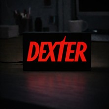 Gişe Arts Masa Lambası - Dexter Logo Adaptörlü Dekoratif & Hediyelik Lamba