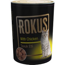 Cosmotex Rokus Tuklu Kedi Konservesi 410G x 6 Adet