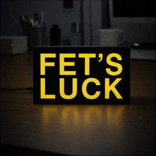Gişe Arts Masa Lambası - Fet's Luck Adaptörlü Dekoratif & Hediyelik Lamba
