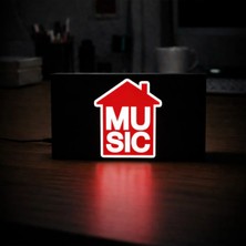 Gişe Arts Masa Lambası - Music Adaptörlü Dekoratif & Hediyelik Lamba