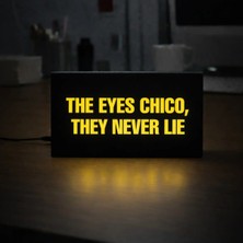 Gişe Arts Masa Lambası - The Eyes Chico They Never Lie Adaptörlü Dekoratif & Hediyelik Lamba