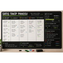 Eseran Print Satış Takip Panosu Dry Erase Duvar Planlayıcı (70X100 Cm)