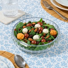 Favora Rayan Glass Salata ve Meyve Kasesi - Şeffaf