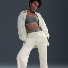 Nike Phoenix Fleece Gym Life Swoosh Geniş Paçalı Eşofman Altı Boxer Detaylı-Sportxstore