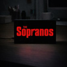 Gişe Arts Masa Lambası - The Sopranos Logo Adaptörlü Dekoratif & Hediyelik Lamba