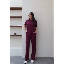 Esra Helvacı Taş Baskılı Modal Eşofman Takım