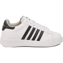 Walkway Beyaz-Siyah Hafif Unisex Spor Ayakkabı 26112 G