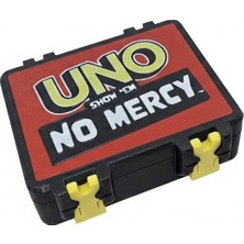 Chara Uno No Mercy Kartları Için 3D Baskı Dayanıklı Oyun Kart Kutusu - Taşınabilir Saklama Kutusu (Kilitli Kapaklı)