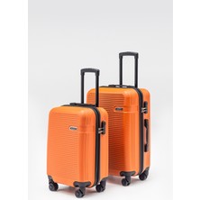 Wander Bag Wander 3000 2’li Valiz Seti Orta Kabin Boy Bavul 360° Döner Teker