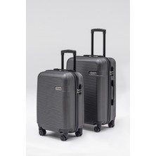 Wander Bag Wander 3000 2’li Valiz Seti Orta Kabin Boy Bavul 360° Döner Teker