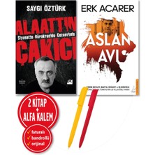 Destek Yayınları Alfa Kalem+Aslan Avı+Siyasette Bürokraside Ceza Alaattin Çakıcı / Erk Acarer, Saygı Öztürk 2 Kitap