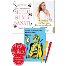 Destek Yayınları Alfa Kalem+Kendinle Mutlu+Eldeki Mutlu Olma Sanatı / Demet Işıl Yılmaz, Arthur Schopenhauer 3'lü