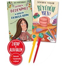 Hayy Kitap Alfa Kalem+Değişen Bedenimle Karışan Duygularım+Büyüdüm Ben / Ayşe Duman, Şermin Yaşar 2 Kitap Yeni