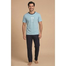 Wordex Mrn 8109 Penye Erkek Yazlık Kısa Kollu Cepli Pijama Takımı