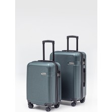Wander Bag Wander 3000 2’li Valiz Seti Orta Kabin Boy Bavul 360° Döner Teker