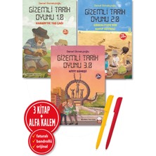 Kırmızı Kedi Yayınevi Alfa Kalem+Gi-Zemli Tarih Oyunu1.0 Karain+2.0-Göbeklitepe+3.0 Hitit Güneşi(Demet Ekmekçioğlu)3 Kitap