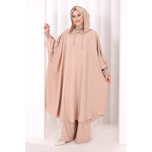 Bym Fashion Yarasakol Kapşonlu Ikili Takım 8033 Bal