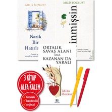 Destek Yayınları Alfa Kalem+Incinmişsin+Ortalık Savaş Alanı Ama Kazanan+Nazik Bir Hatırlatma / Melis Bozkurt 3 Kitap
