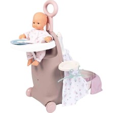 Smoby 3in1 Baby Nurse Çantalı Seyahat Seti Eğlenceli Oyun Deneyimi İçin 7'li Set