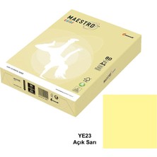 Mondi Maestro Color A4 Renkli Fotokopi Kağıdı 80 Gr. 1 Koli 5 Paket Açık Sarı