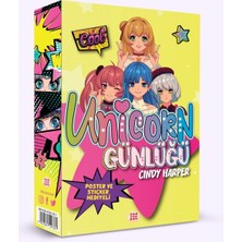 Unicorn Günlüğü Kutulu Set - 3 Kitap Takım - Cindy Harper - Poster ve Sticker Hediyeli