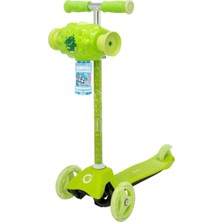 Evo 3 Tekerlekli Dino Bubblz Mini Cruiser Yeşil Scooter