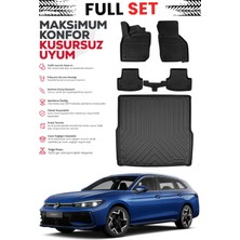 Ko Kaliteoto Volkswagen Passat B9 2025 Model Bagaj Havuzu Paspas Set Premium Set