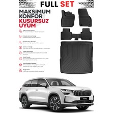 Ko Kaliteoto Skoda Kodiaq 2026 Model Üst Bagaj Havuzu Paspas Set Premium Set