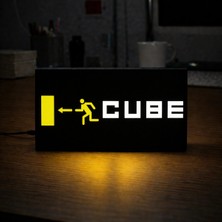 Gişe Arts Masa Lambası - Cube(Küp) Adaptörlü Dekoratif & Hediyelik Lamba
