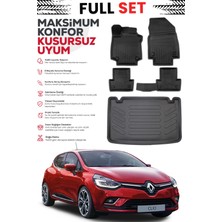 Ko Kaliteoto Renault Clio 4 2013 Model Bagaj Havuzu Paspas Set Premium Set