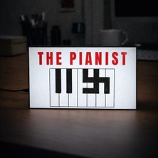 Gişe Arts Masa Lambası - The Pianist Adaptörlü Dekoratif & Hediyelik Lamba