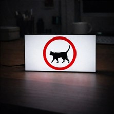 Gişe Arts Masa Lambası - Kedi Insanı Adaptörlü Dekoratif & Hediyelik Lamba