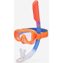 Decathlon Çocuk Şnorkel Maske Seti - Turuncu - Comfort 100