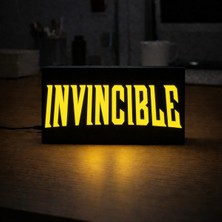 Gişe Arts Masa Lambası - Invincible Adaptörlü Dekoratif & Hediyelik Lamba