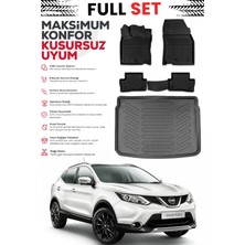 Ko Kaliteoto Nissan Qashqai 2020 Model Üst Bagaj Havuzu Paspas Set Premium Set