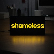 Gişe Arts Masa Lambası - Shameless Adaptörlü Dekoratif & Hediyelik Lamba