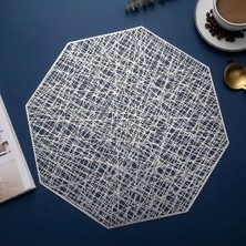 6’lı Gold Geometrik File Kesim Sekizgen Supla