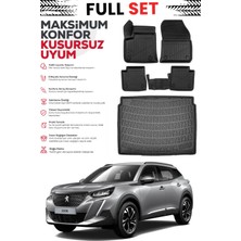 Ko Kaliteoto Peugeot 2008 Elektrikli 2023 Model Alt Bagaj Havuzu Paspas Set Premium Set