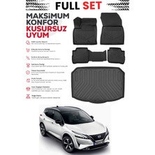 Ko Kaliteoto Nissan Qashqai Benzinli 2026 Model Alt Bagaj Havuzu Paspas Set Premium Set
