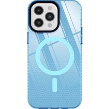 Evimdeyokyok Apple Iphone 12 Pro Max Kılıf Beta Magneticsafe Silikon - Mavi
